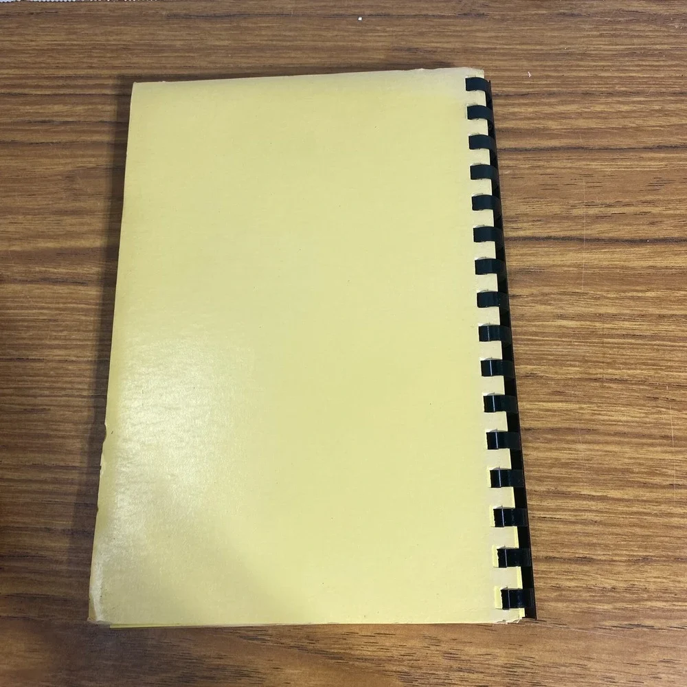 Mount Vernon Texas First United Methodist Church Cookbook VTG Comb Local